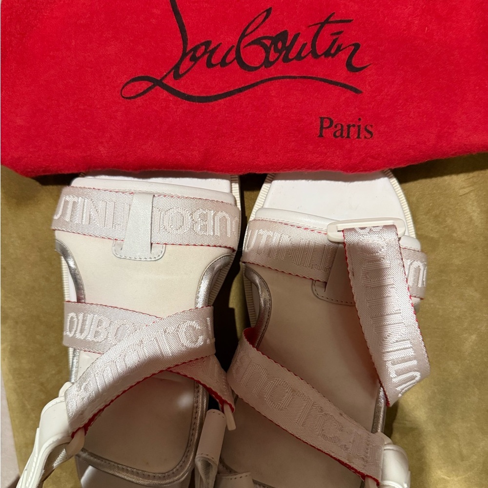 Christian Louboutin White Sandals